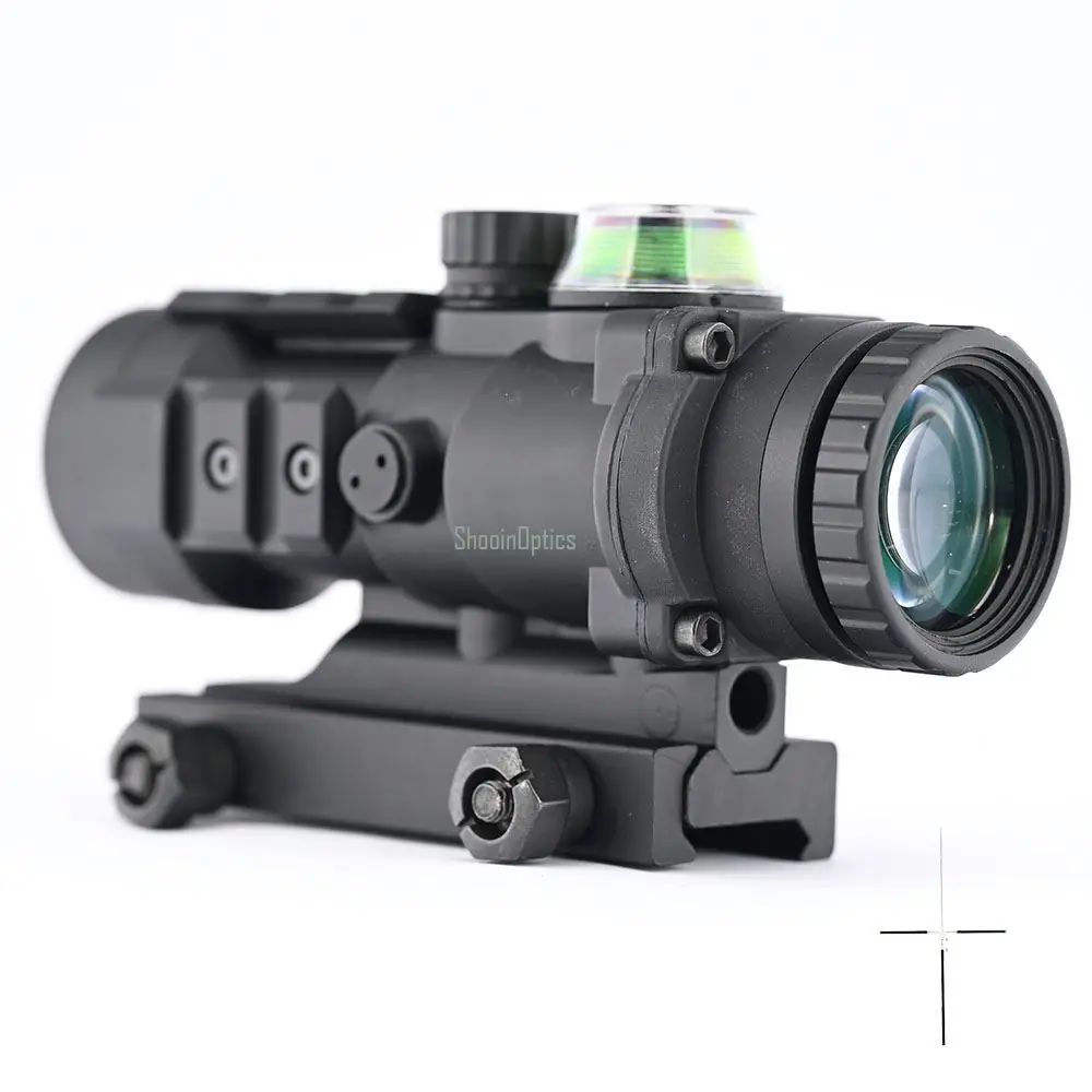 Shooin Optics Sola Power 3x32 Riflescope Integrated W/20mm Rail Mounts - imagen 3