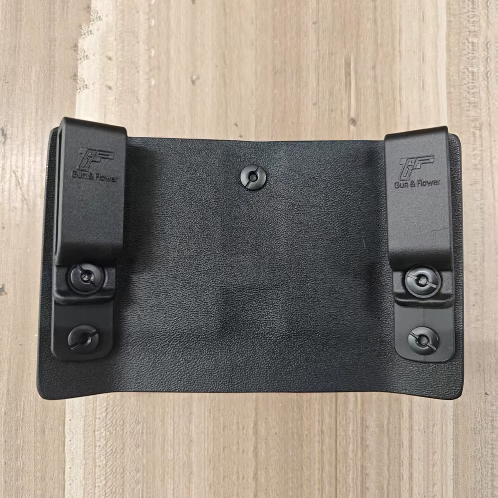 Gunflower-funda táctica Kydex de doble apilamiento para revistas, 9mm, 0,4S y W, bolsas para pistola Mag - imagen 2