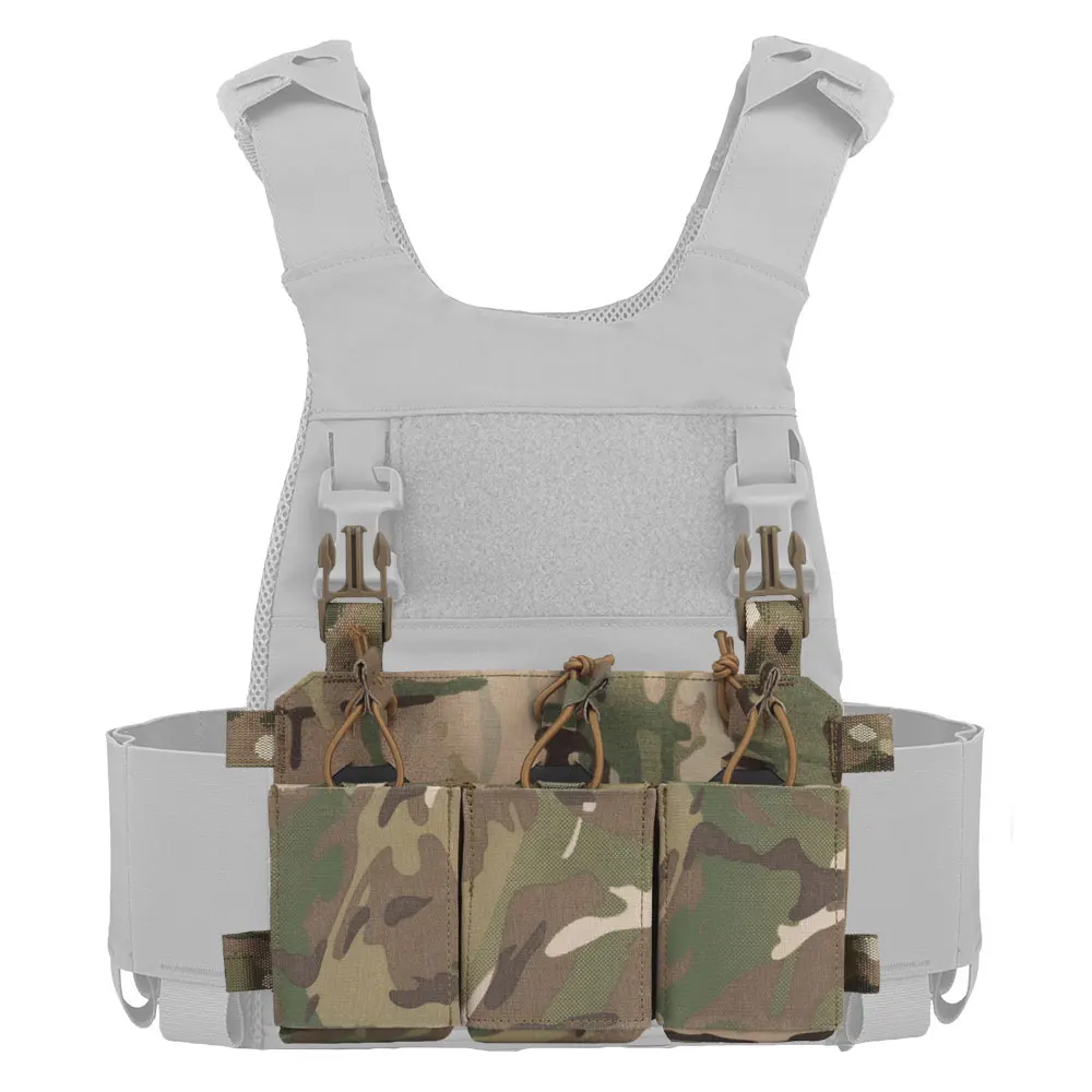 Bolsa táctica triple para rifle y pistola – Soporte multiusos MOLLE - imagen 3