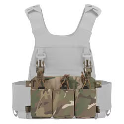 Bolsa táctica 556 762, Triple Rifle Mag, soporte multiusos para pistola, Rifle, revista, bolsa para aparejo de pecho, chaleco portador de placa