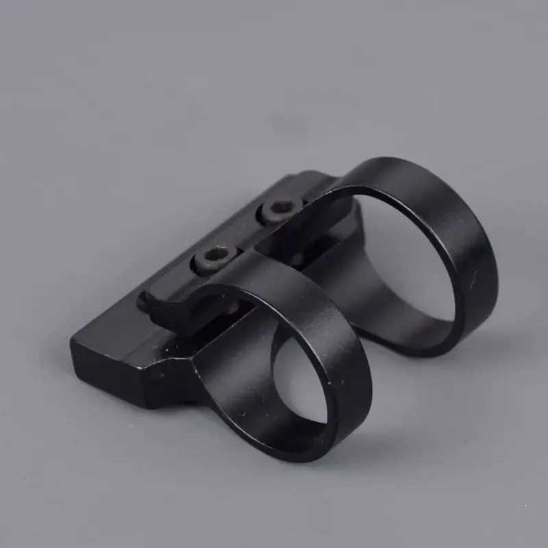 Soporte de montaje de anillo de riel Keymod de metal táctico, 1 pulgada, 25,4mm de diámetro para linterna M300 M600, alcance de punto rojo - imagen 5