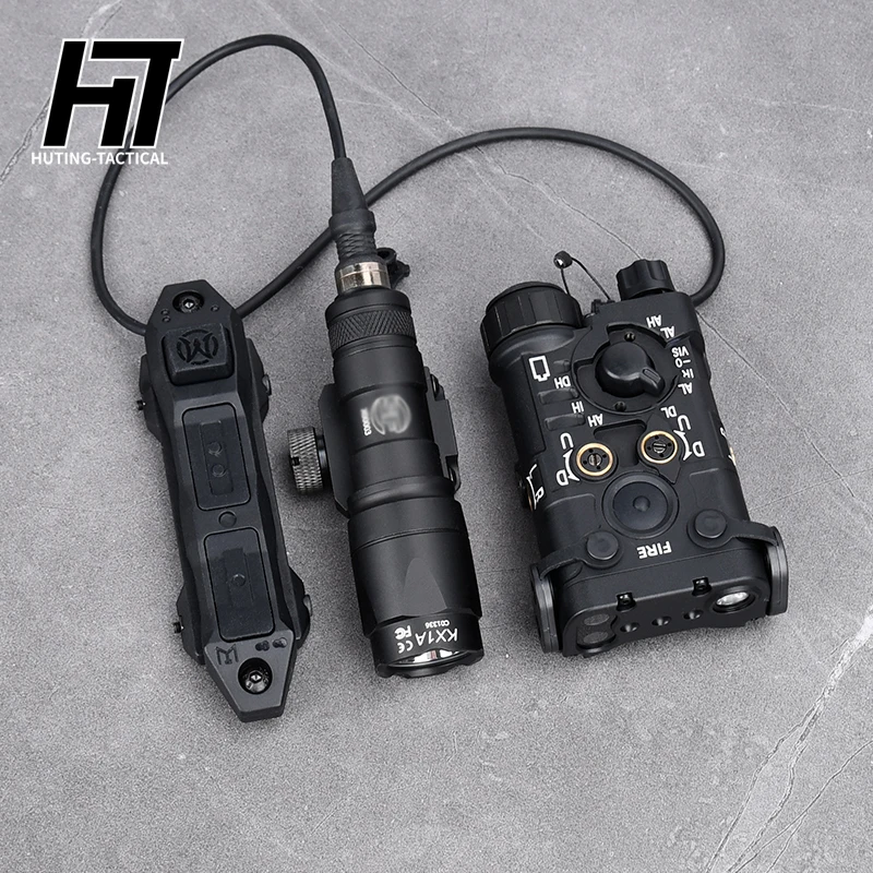 Airsoft WADSN puntero láser táctico de Metal NGAL IR, punto rojo, verde, azul, vista SF M600C, M300A, luz de explorador Surefir, MINI linterna - imagen 3