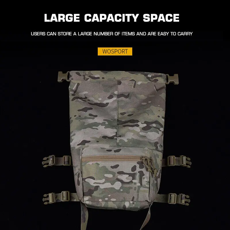 WOSPORT Paquete de bolsa de expansión de almacenamiento con colgador de pecho táctico para VE-86 - imagen 5