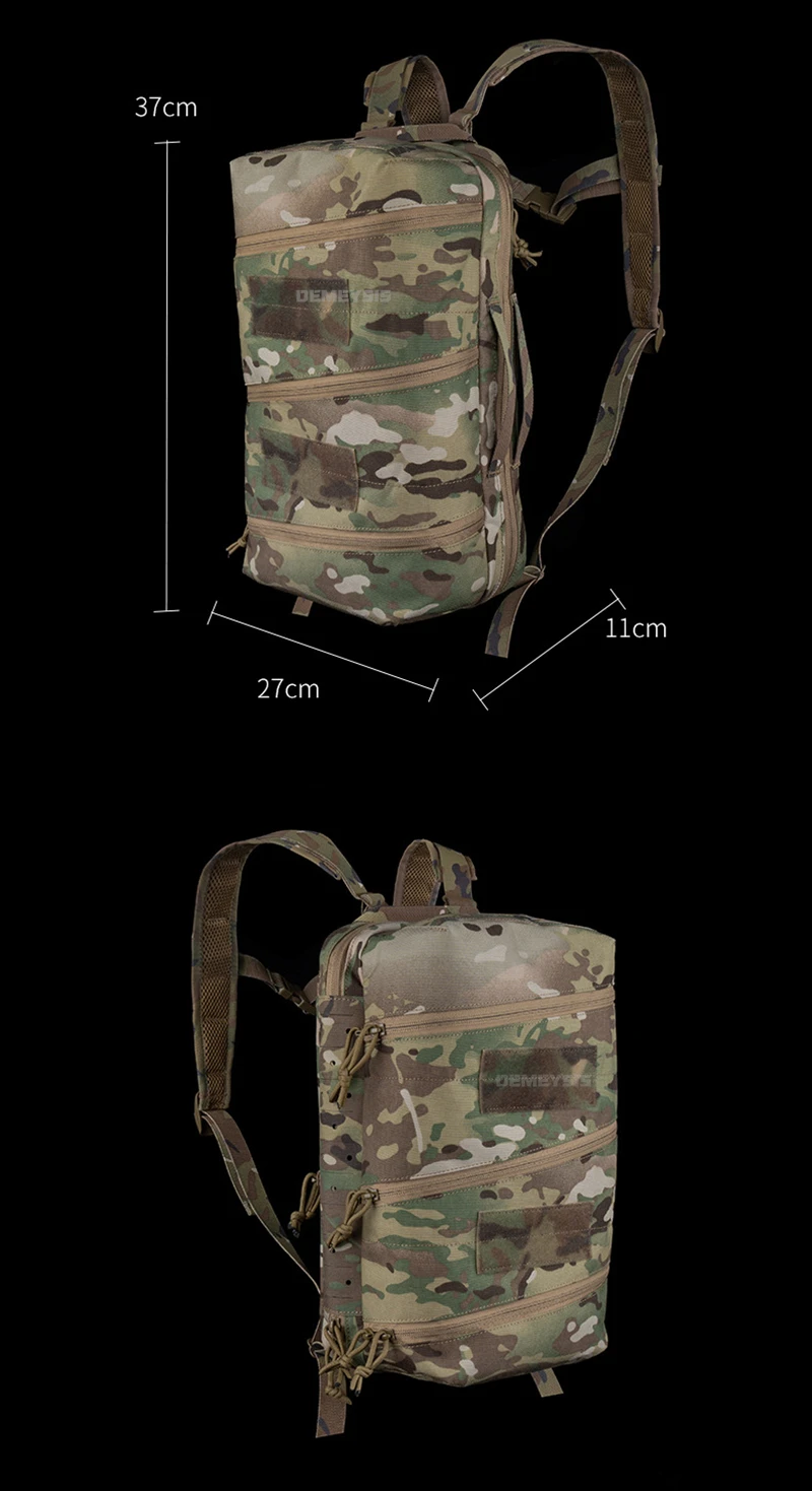 Panel de parche frontal y costados con MOLLE