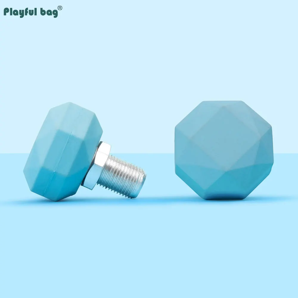 Freno de goma para patines de doble rueda, cabezal de freno ajustable para patines, accesorios para zapatos, AMB299, 82A - imagen 2