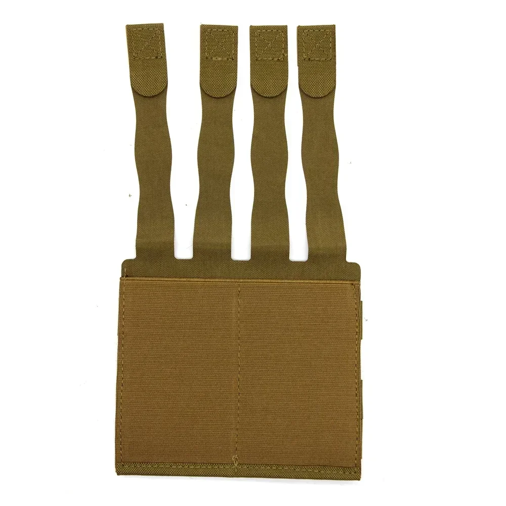 Bolsa táctica doble Mag de 5,56mm, funda elástica ligera para pistola Mag, chaleco Molle, accesorios para disparar Paintball CS - imagen 5