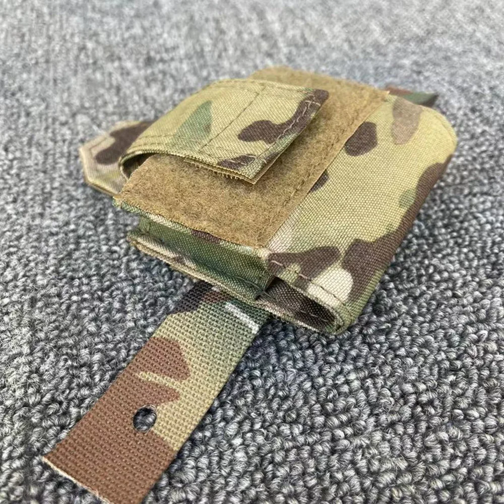 Bolsa batería NVG táctica – Fijación velcro casco Nylon 500D - imagen 5