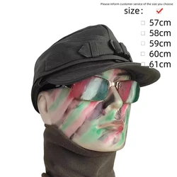 American Mountain Hat WW2 Tactical Adjustable Wool Sun Hat Big Brim for Men