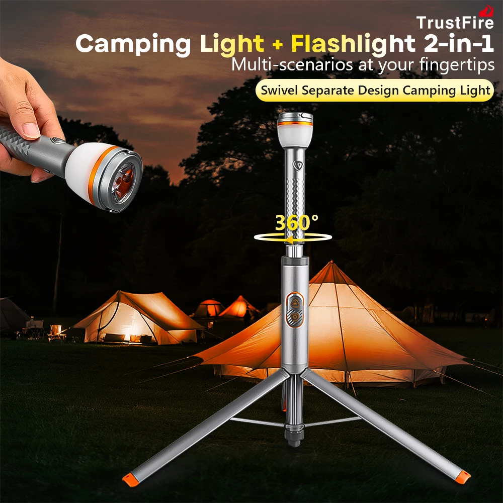 Linterna Trustfire WL22 de 1900MM, luces telescópicas para acampar, linternas de 2200mAh con luz de Control remoto para reparación de automóviles al aire libre - imagen 3