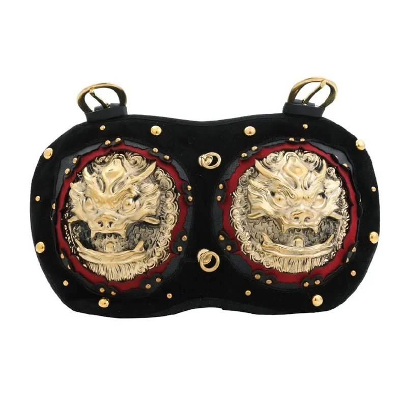 Plato estilo Tang con dragón y cota de muelle floral compuesto, armadura china de la dinastía Ming - imagen 3