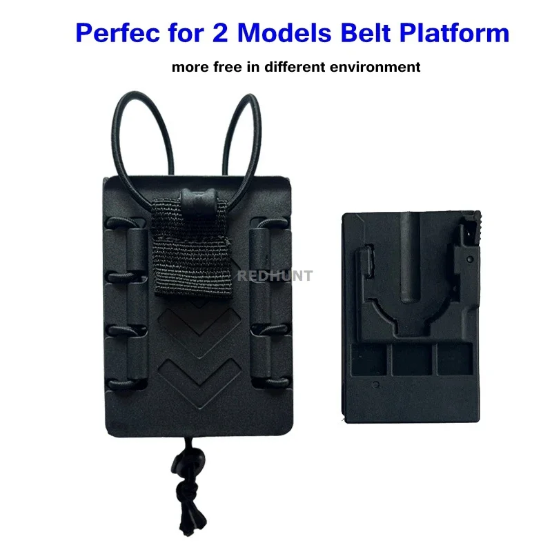 Funda táctica para walkie-talkie, funda para Radio con rotación de 360 grados, funda para chaleco Molle, bolsa Universal para Walkie Talkie de caza - imagen 5