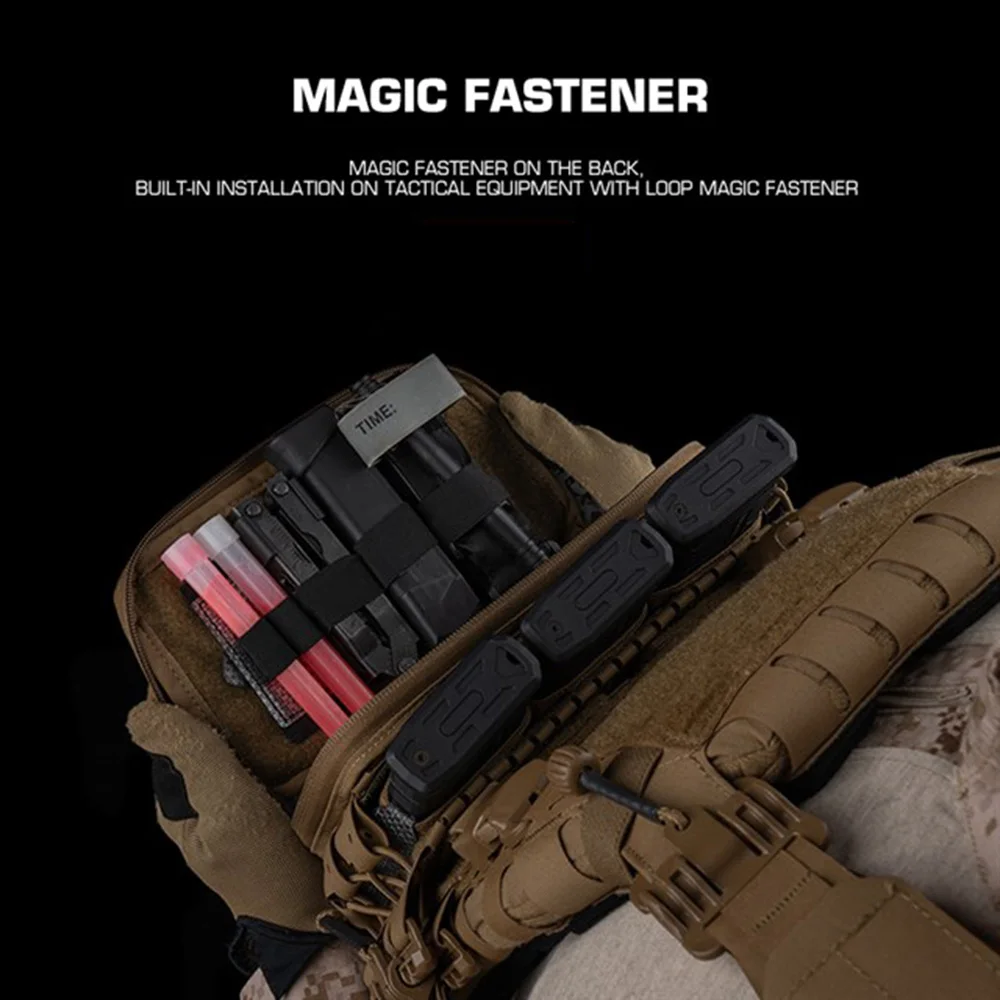 Bolsa táctica para artículos diversos, placa multiusos, bolsa de primeros auxilios, tablero de forro interior, tablero de almacenamiento incorporado - imagen 5