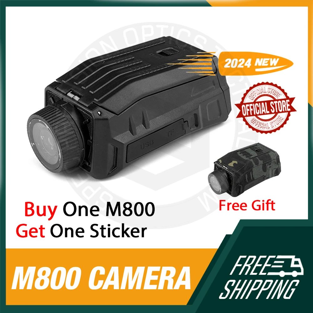 Casco táctico para deportes al aire libre, cámara Holy warrior M800 Orion, 4K, novedad de 2024 - imagen 4