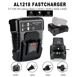 AL1218 para cargador de batería de litio AEG 14,4 V-18V 2A cargador portátil de alta potencia para destornillador eléctrico taladro herramienta eléctrica
