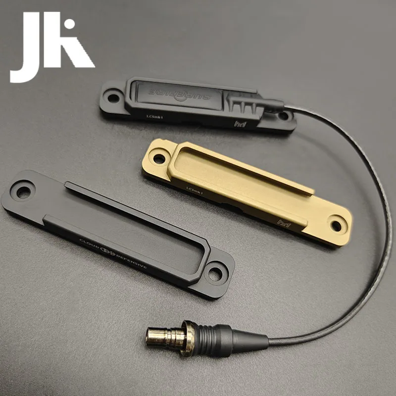 Panel de bolsillo para linterna SF M300 M600, ranura de interruptor remoto CNC con interruptor de presión SF, compatible con MLOK Keymod Scout, accesorios de luz - imagen 5