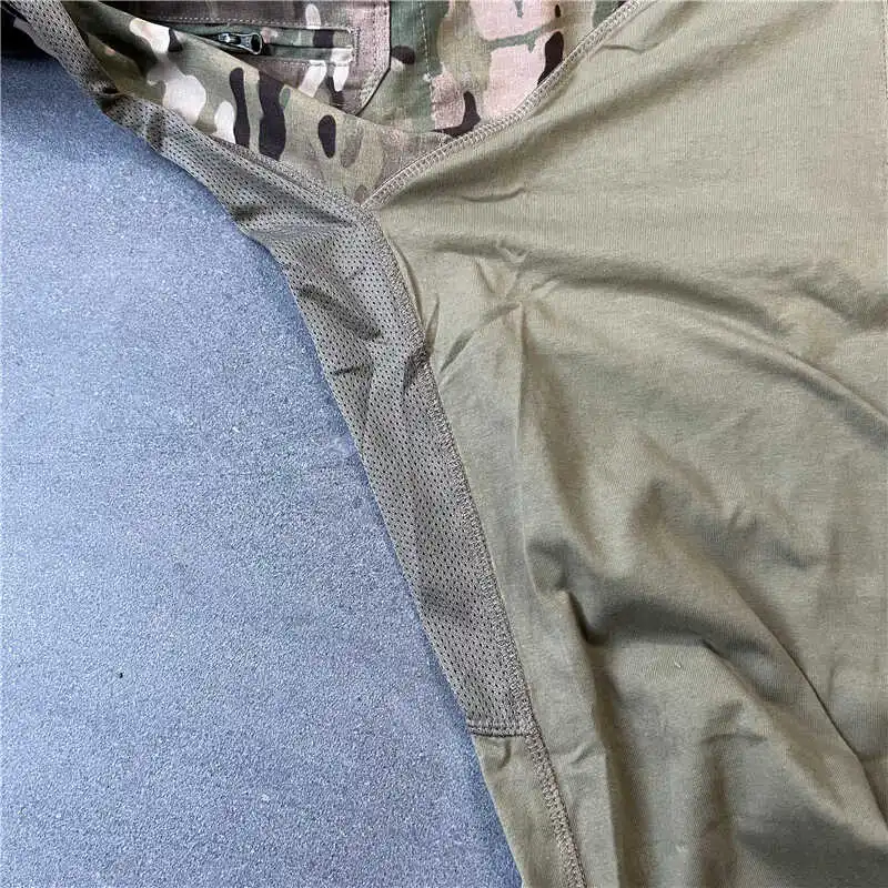 Traje táctico de rana GEN2 HT, traje de entrenamiento transpirable de piel de rana de camuflaje multi terreno, conjunto de camisa y pantalones, estilo Ranger Green PRO - imagen 4