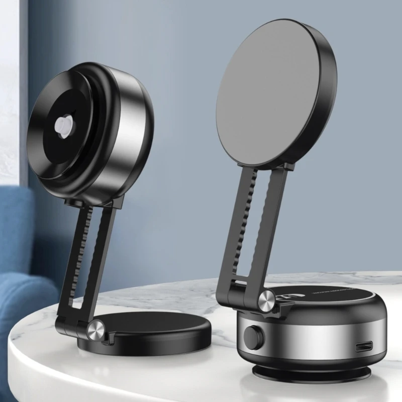 Soporte montaje para coche con agarre vacío eléctrico, soporte tablero ajustable antideslizante para navegación - imagen 2