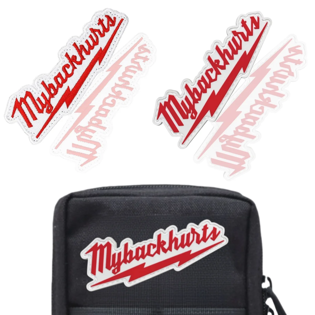 Parche 3D de PVC para el brazo, pegatina táctica divertida, insignia de moral para mochila, bordado de gancho y bucle para exteriores