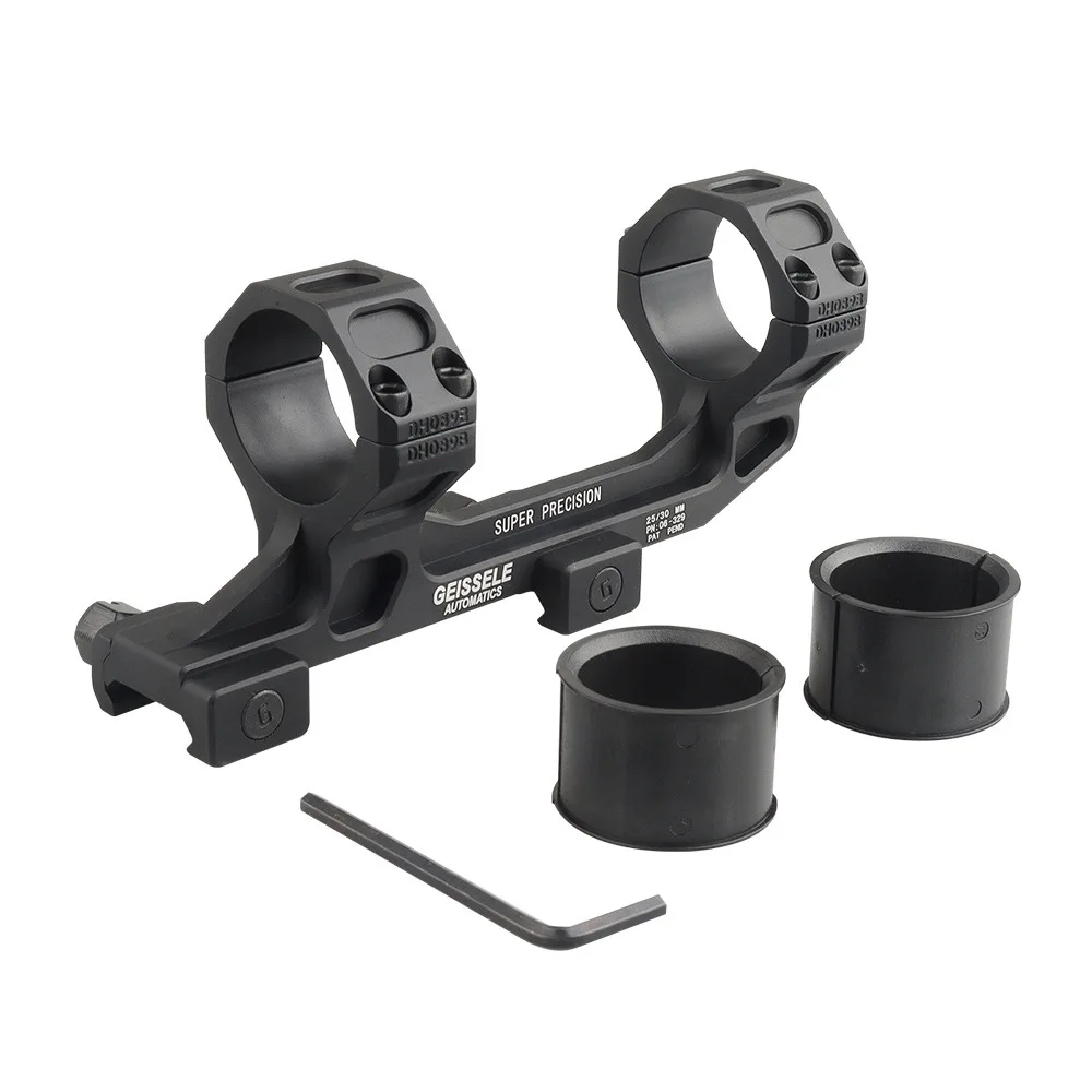 GEISSELE Soporte de mira táctica doble anillo Base riel - imagen 2
