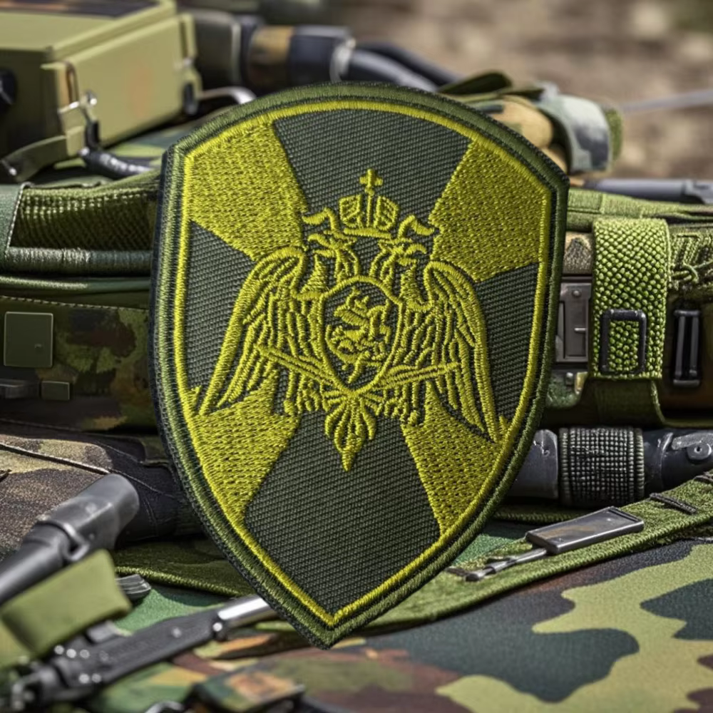 Parche bordado águila Rosgardia – Insignia táctica con velcro - imagen 2