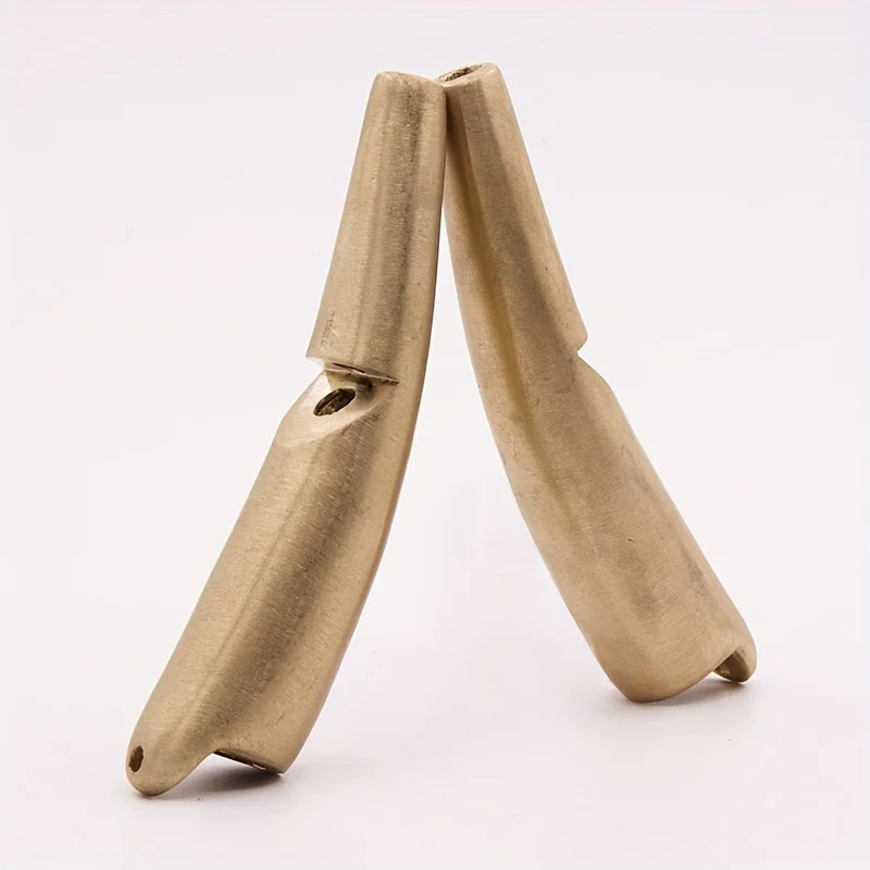 FANDAO un solo paquete de aleación de cobre codorniz pájaro llamada silbato latón caza señuelo llamador sonido de tono alto para entrenamiento y atraer - imagen 5