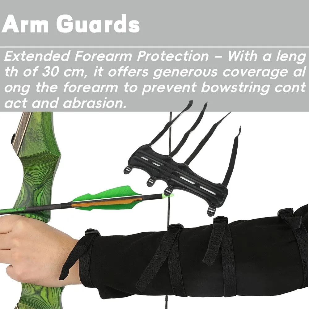Protector de brazo de tiro con arco para exteriores, cuero sintético, práctica al aire libre, competición, caza, arco compuesto, accesorio de tiro con arco al aire libre - imagen 5