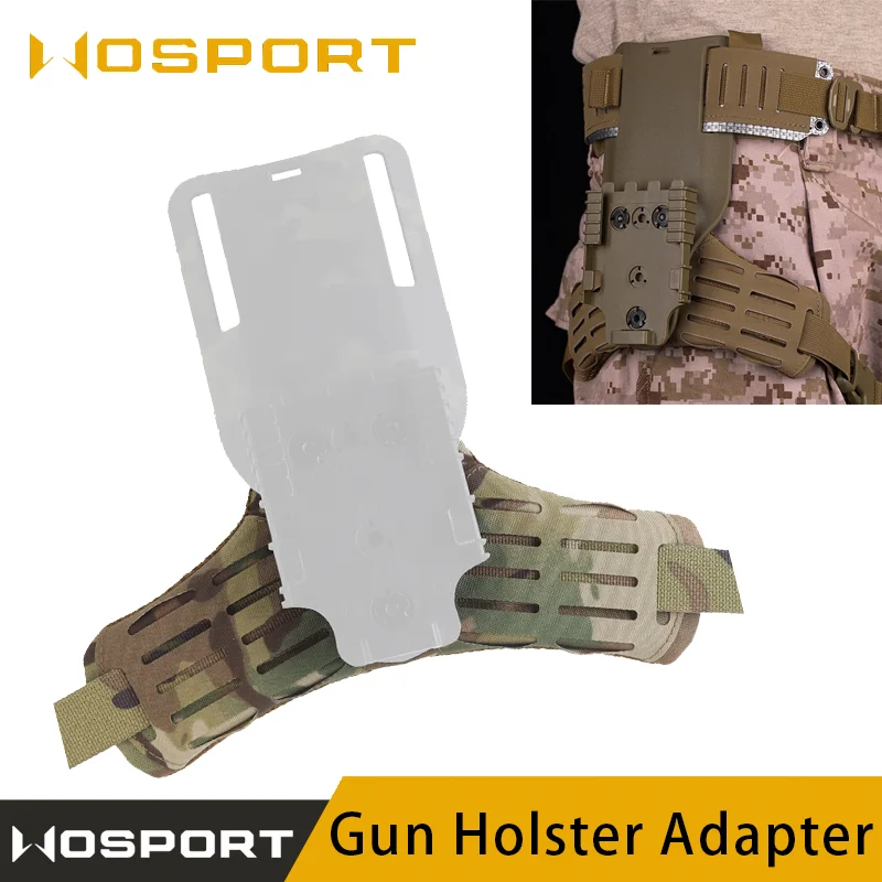 Funda de pierna táctica ARC, plataforma de pierna, base de funda para pistola de aire comprimido, accesorios de instalación de carga de funda de pistola