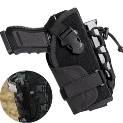 Funda OWB Glock, funda Universal para pistola con bolsa Mag, funda para pistola táctica, cinturón Molle, soporte para pistola 1911 G17 G19