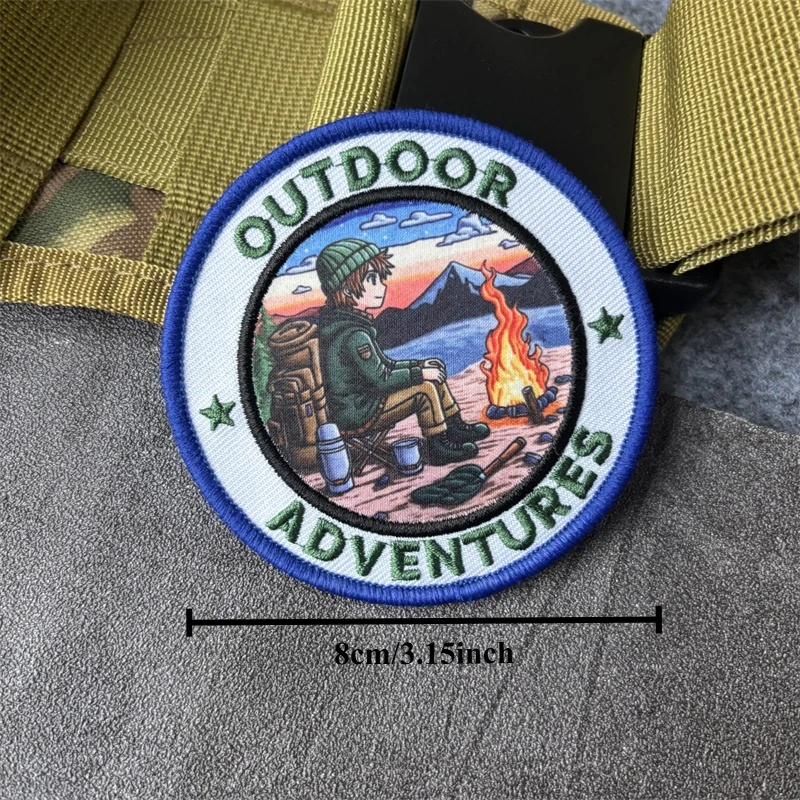 Parche táctico militar montañas con gancho y bucle para ropa o mochila - imagen 5
