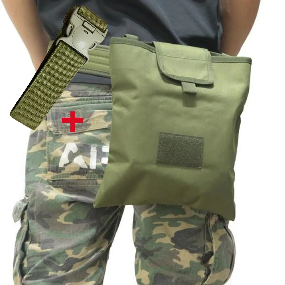 Riñonera táctica MOLLE plegable multifuncional para ciclismo - imagen 2