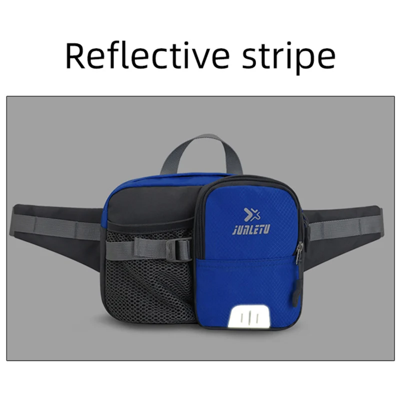 Bolsa de cintura con botella de agua para correr al aire libre, saco de cadera para perros, deporte, escalada, senderismo, bolsas grandes multifuncionales para teléfono móvil - imagen 5