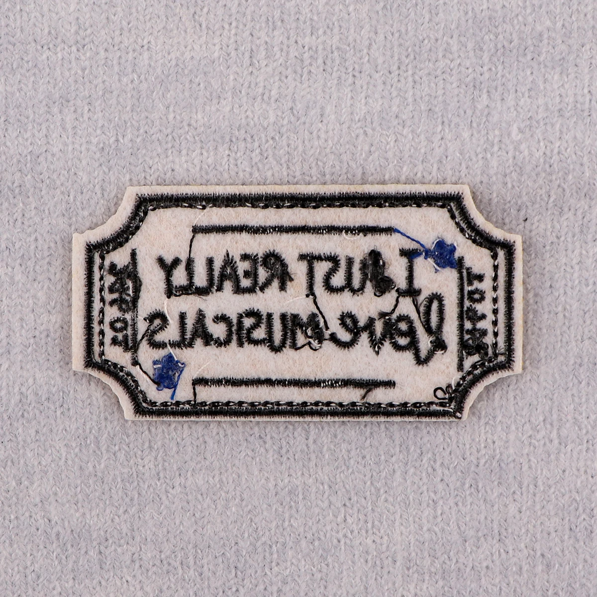 Parches de entradas de música para ropa, apliques amarillos, insignias para planchar, pegatinas para ropa, costura DIY, rayas bordadas - imagen 4