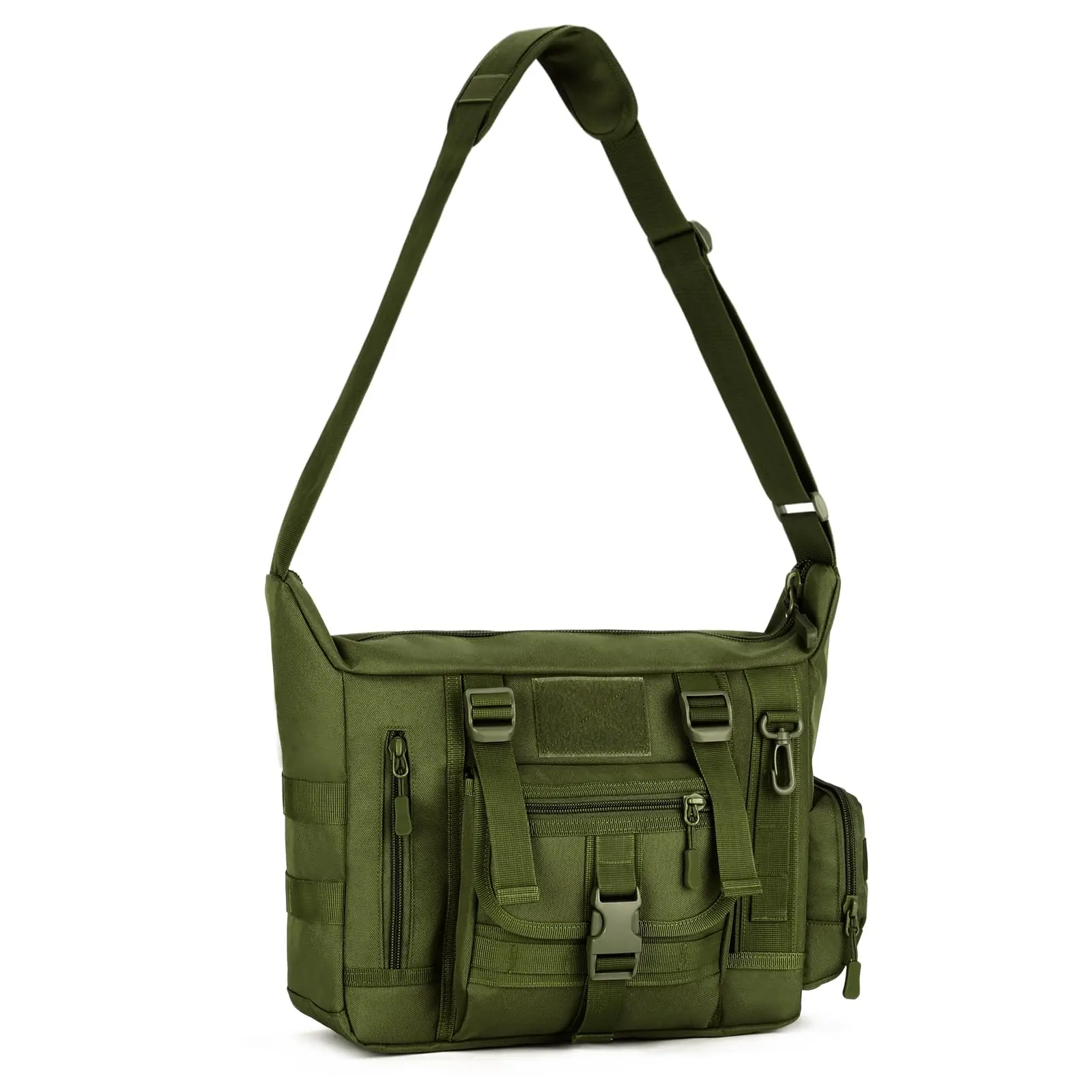 Bolso de hombro táctico, bandolera militar, bolso bandolera, bolso de hombro repelente al agua, bolso de mensajero, maletín con Shou ajustable