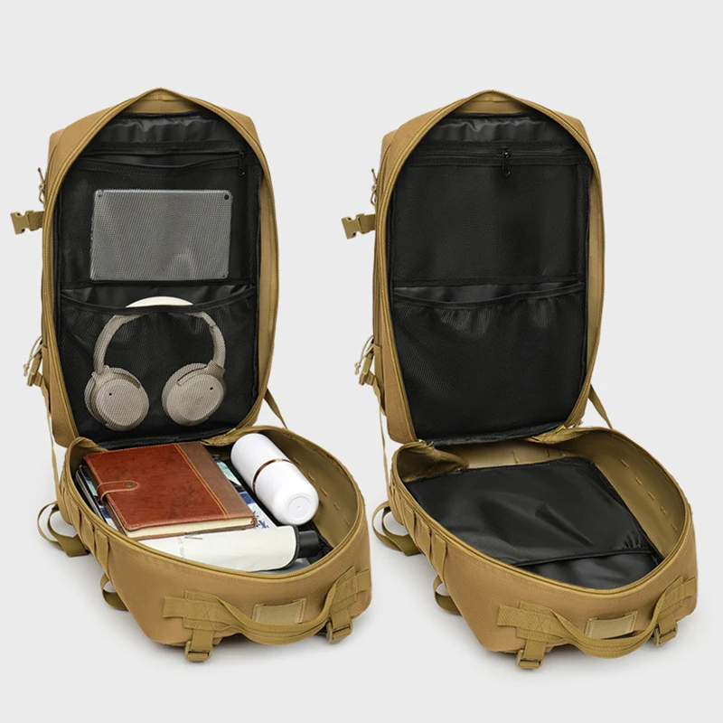 Mochila táctica de Montañismo al aire libre, almacenamiento grande Molle, deportes, escalada, senderismo, Camping, mochila multifuncional - imagen 4