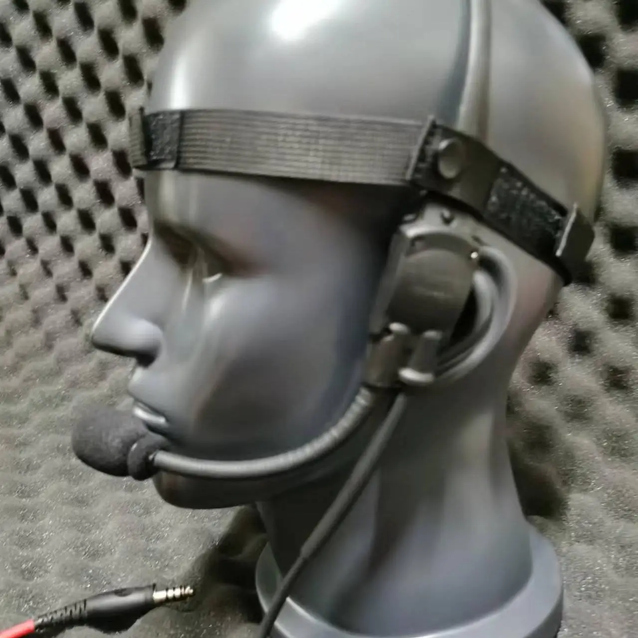 Atlantic Systems MH180 Conducción ósea impermeable (IPX7) táctica de un solo lado/conucción ósea de doble cara/auriculares de doble canal - imagen 3