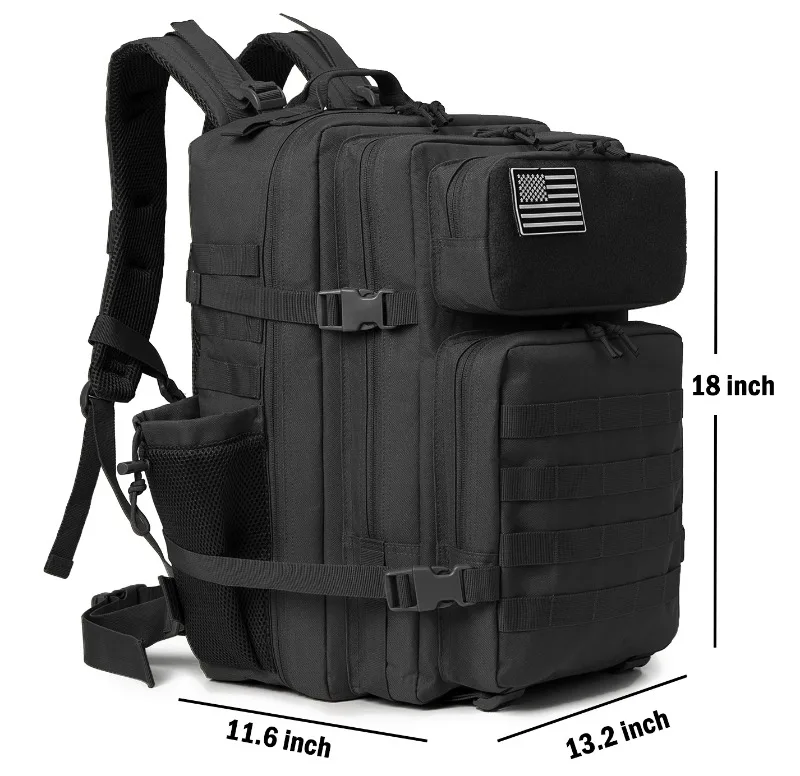 Mochila táctica Molle de 45L, equipo de camping, mochila de supervivencia para senderismo al aire libre, mochilas de viaje para senderismo, bolsa de caza - imagen 5
