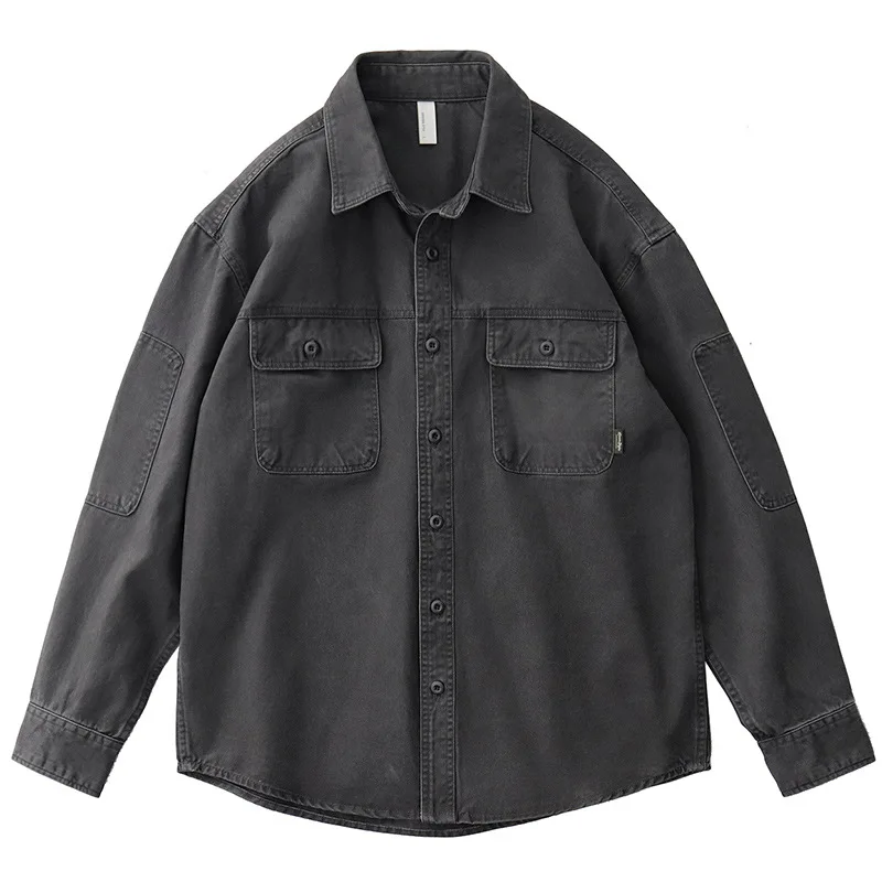 Camisa algodón pesado - Vista lateral