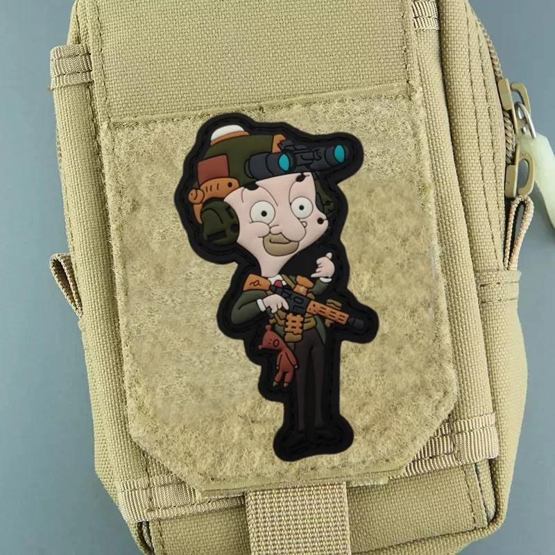 Interesante y humorístico parche de PVC insignia de moral táctica gancho bucle parches militares ropa mochila pegatinas brazalete - imagen 5