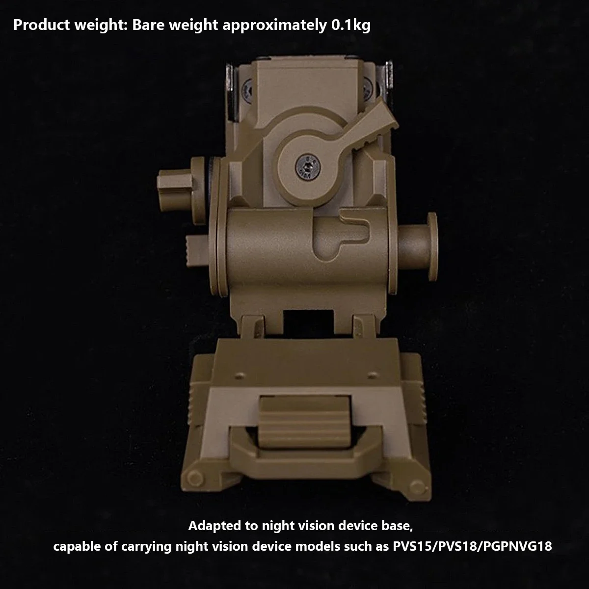 Soporte de nailon para casco L4G24 NVG, soporte de montaje plegable, Stent para casco para PVS15 PVS18 PGPNVG18, gafas de visión nocturna - imagen 4