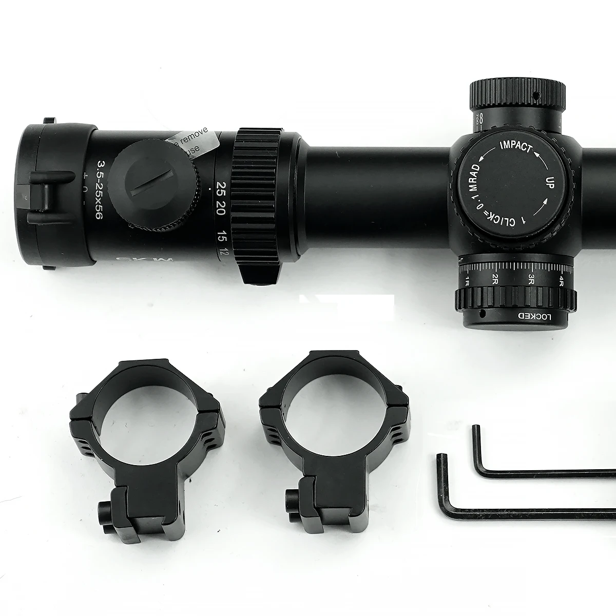 SKWoptics Anillas para visor táctico MIL-Dot de enfoque lateral - imagen 3