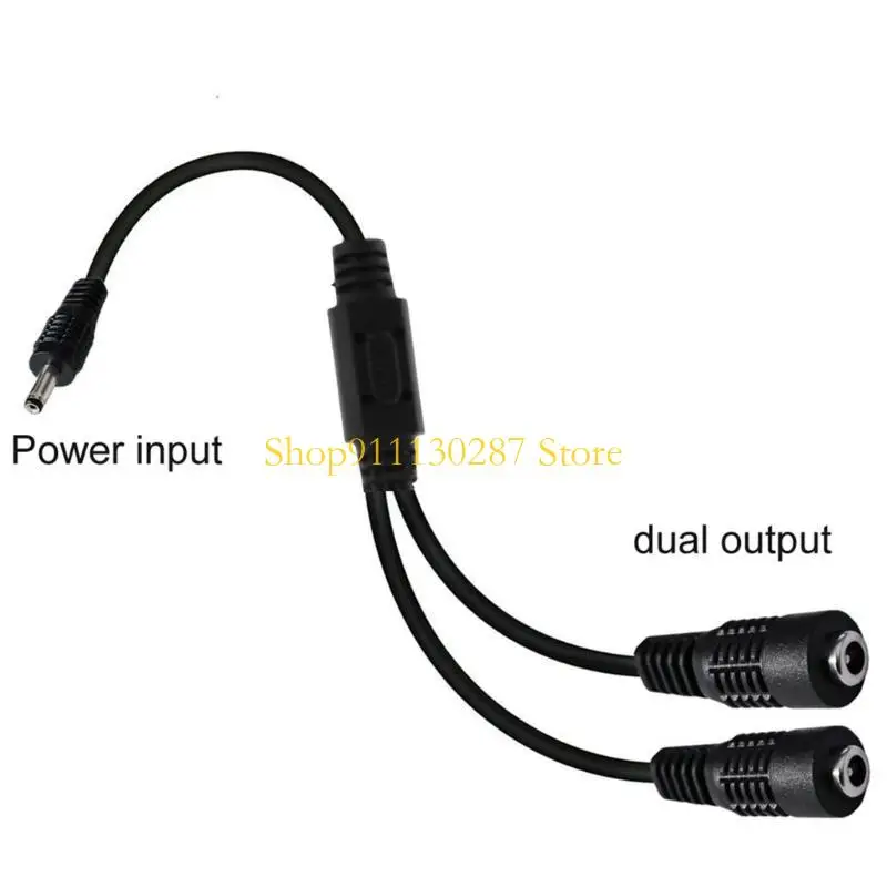 Cable divisor J1HC Y Cable extensión alimentación 3,5 mm 35 mm 1 macho a 2 35 - imagen 5