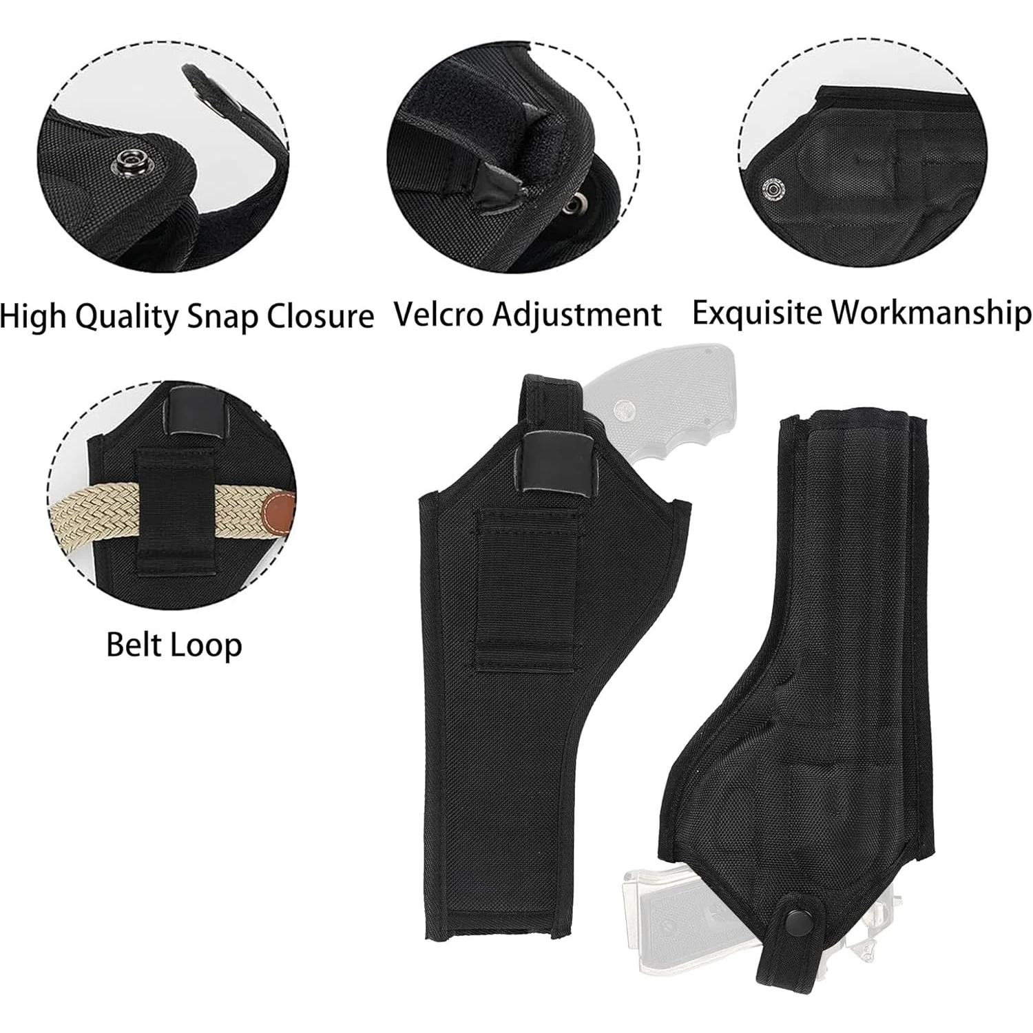 Funda táctica universal extracción rápida para pistola - imagen 5