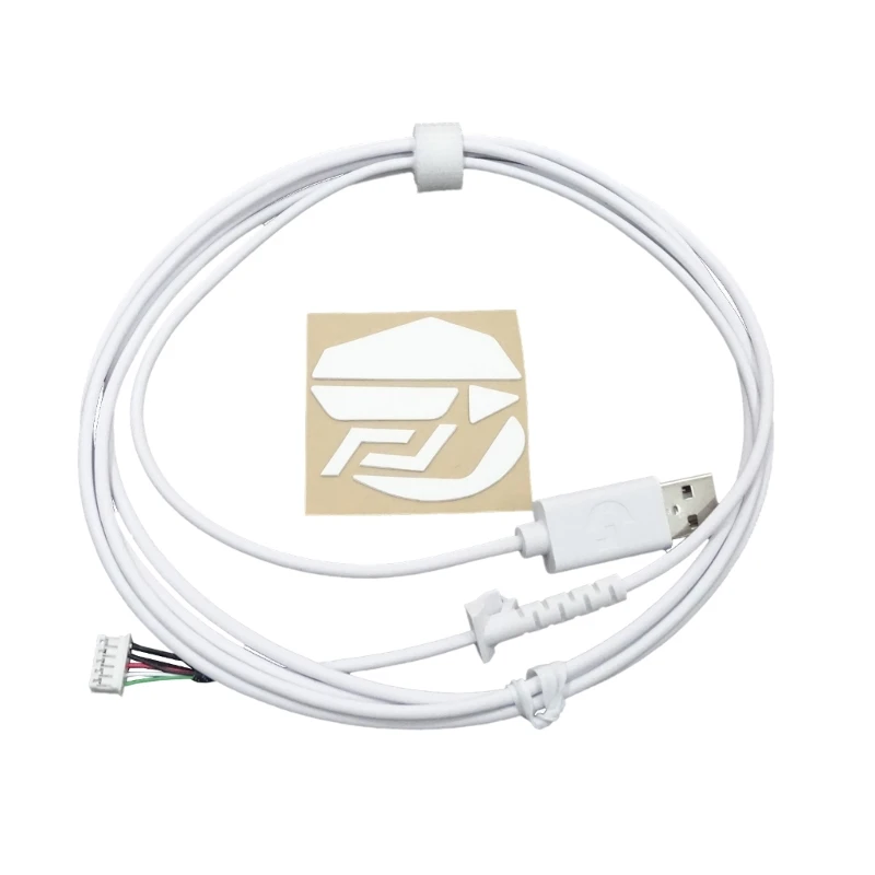 Juego líneas ratón repuesto, Cable USB PVC duradero y pies ratón para ratón con Cable G502 1 Juego - imagen 2