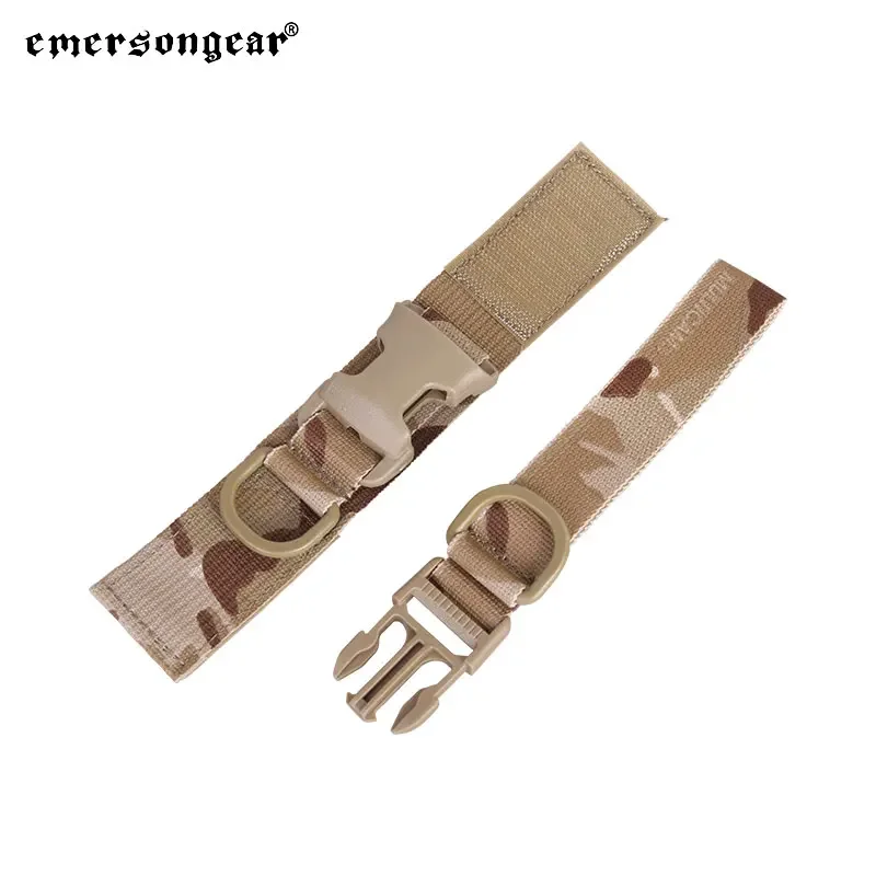 Emersongear llavero táctico caza al aire libre senderismo EDC herramienta de supervivencia llavero plástico D-ring hebilla regulación correas EM8897 - imagen 4