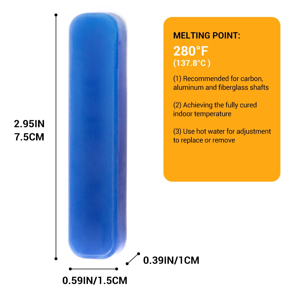 Pegamento termofusible flechas carbono X10 – Barra adhesiva tiro arco - imagen 5