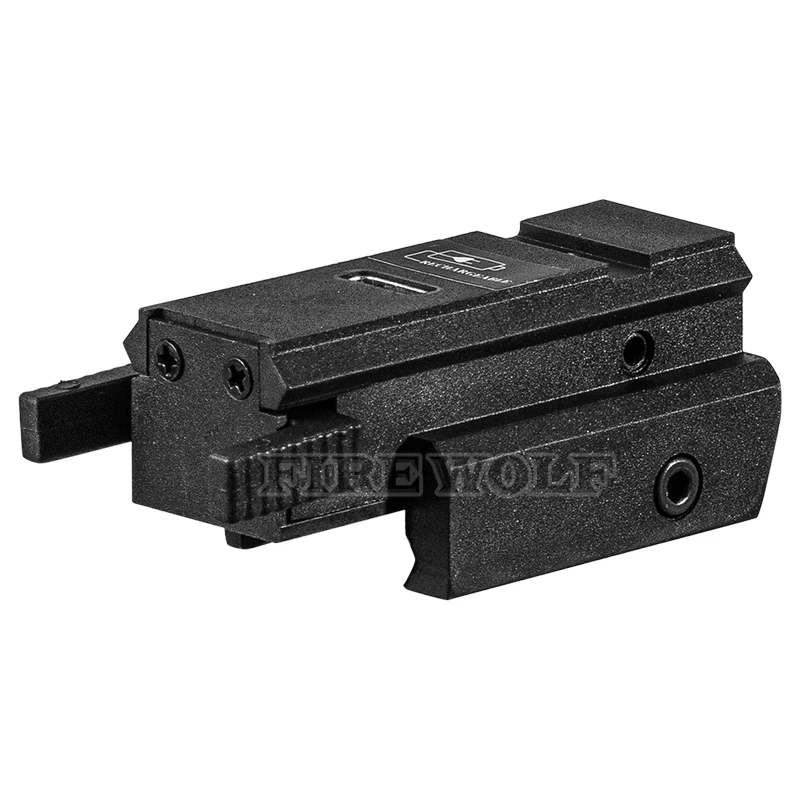 Mira láser táctica roja y verde, mira láser recargable por USB para Rifle, pistola, pistola Airsoft, puntero láser de tiro, 2025 - imagen 5