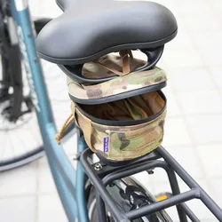 Bolsa táctica sillín bicicleta impermeable montaña carretera ciclismo