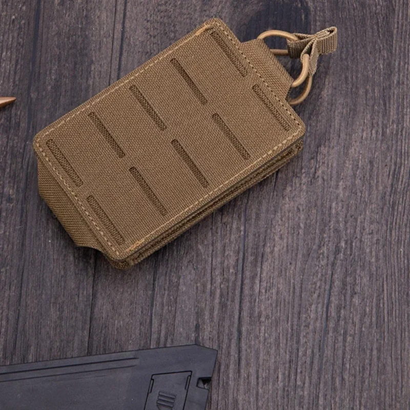 Bolsa táctica Molle con tapa abierta, bolsa con tapa abierta para pistola individual, bolsa Mag M4 para linterna de caza, bolsa para antorcha - imagen 2