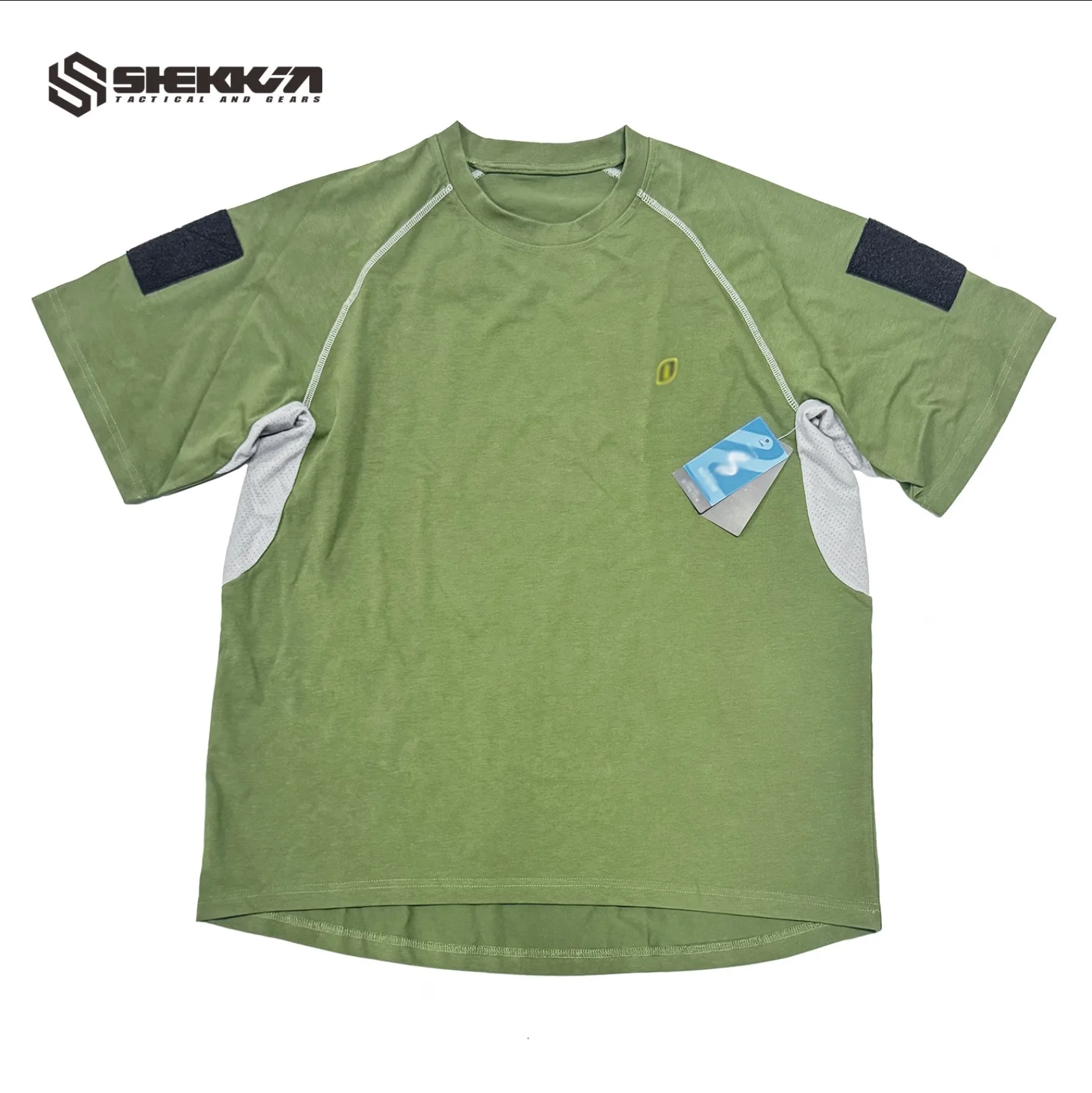 Shekkingears Camisa táctica de manga corta secado rápido