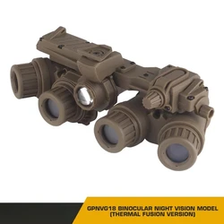 GPNVG18 Binocular Táctico Visión Nocturna Fusión Térmica Airsoft